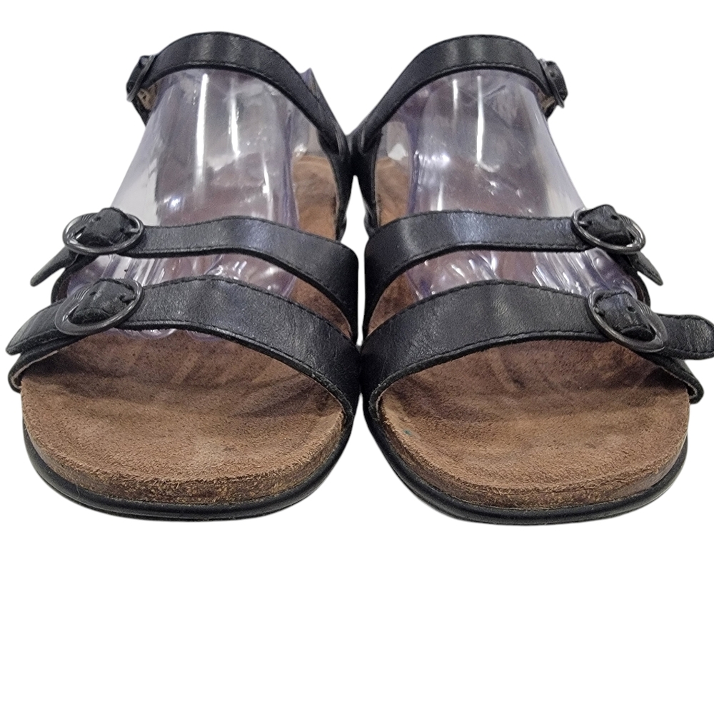 Dansko Janis Black Leather Ankle Strap Sandals Comfortable Women’s Size … - Picture 8 of 17